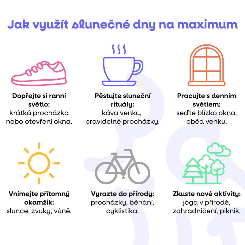 Jak využít slunečné dny na maximum